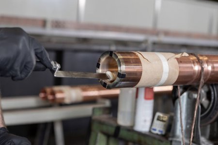 Reparaturen und Veredelungen genutztes Sonderverfahren der Galvanotechnik ist das Tampongalvanisieren