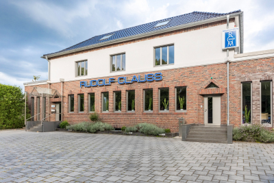 Außenansicht der Firma Rudolf-Clauss
